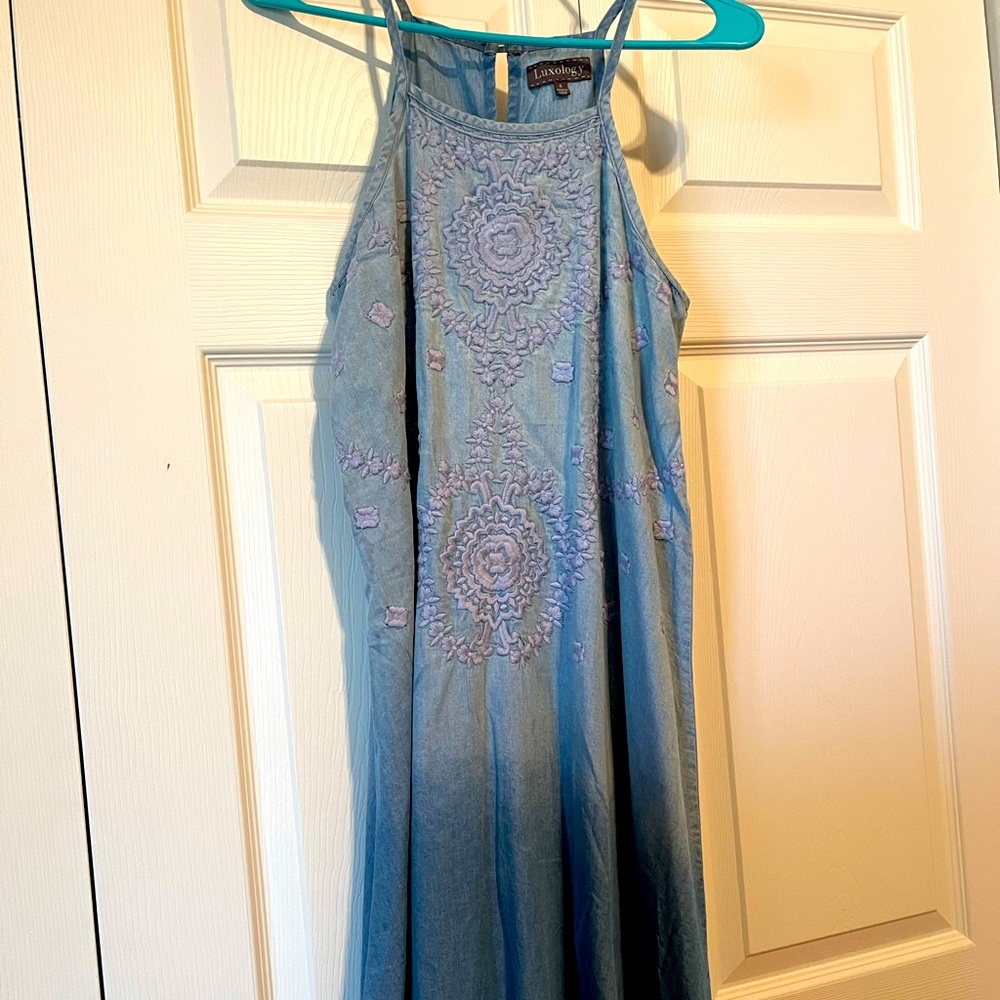 Denim dress